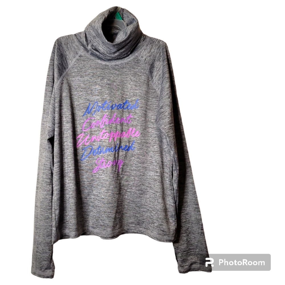 Guru G Active Tube Neck Active Top, M, Gray, NWOT